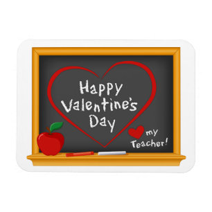 Happy Valentine’s Day, Love My Teacher! Poster Magnet