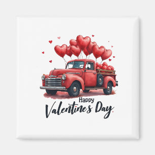 Happy Valentine’s Day Matching Couples Outfit Magnet