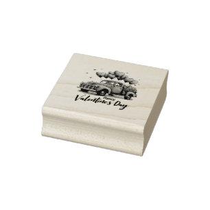 Happy Valentine’s Day Matching Couples Outfit Rubber Stamp