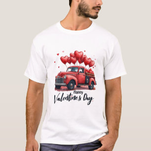 Happy Valentine’s Day Matching Couples Outfit  T-Shirt