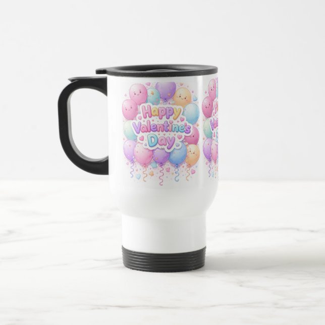 Happy Valentine’s Day Mug – Cute Love Gift (Left)