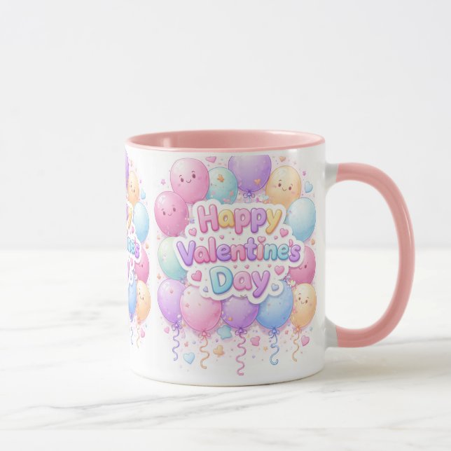 Happy Valentine’s Day Mug – Cute Love Gift (Right)