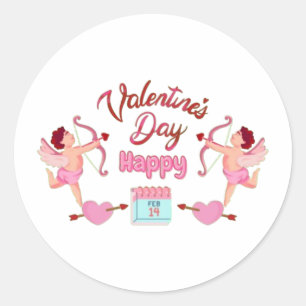 Happy Valentine’s Day: Perfect Gifts for Your Love Classic Round Sticker