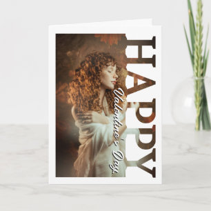 Happy Valentine’s Day Photo Card Romantic Custom