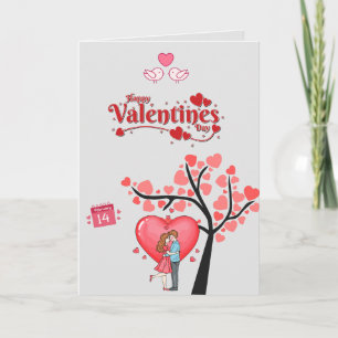 Happy Valentine’s Day – Romantic Couple Card