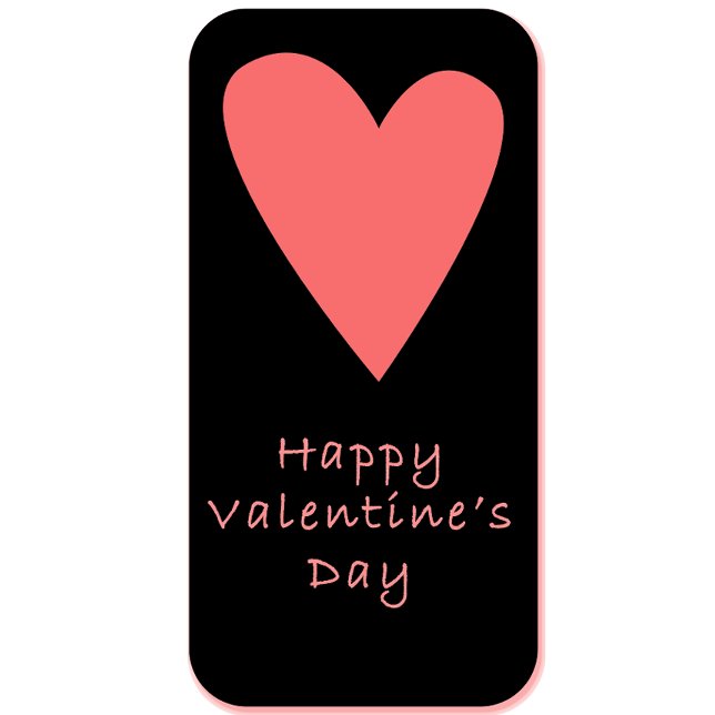 Happy Valentine’s Day Sticker | Pink Heart Love  (Creator Uploaded)
