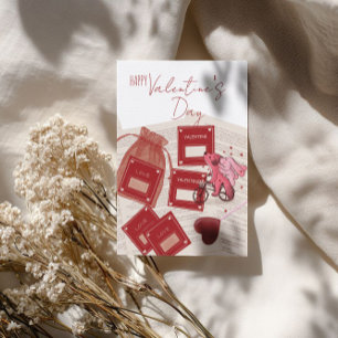 Happy Valentine’s Day – Tickets & Puppy on Bicycle Holiday Card