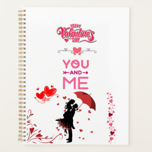 Happy Valentine’s Day – You and Me Romantic Love  Planner