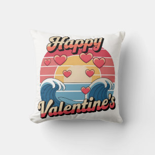 Happy Valentine´s waves Cushion