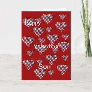 Happy Valentine Son Holiday Card