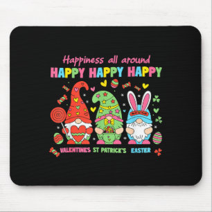 Happy Valentine St Patrick Easter Happy Holiday Gn Mouse Mat