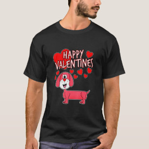 Happy Valentines 2022 Dachshund Sausage Dog Mum An T-Shirt