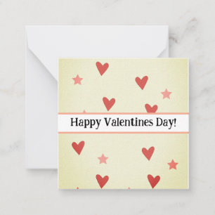 Happy valentines cards, cute, stock up! note card