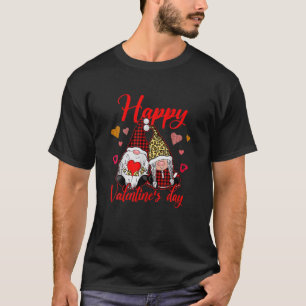 Happy Valentine's Day 2022 Gnomes Couple Valentine T-Shirt
