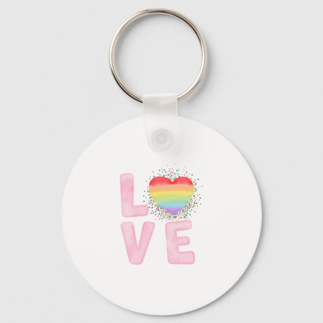 Happy Valentine's Day 2023 Idea For Her      Key Ring (Front)