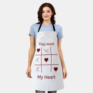 Happy Valentine's Day 2023 Ideas -You Won My Heart Apron