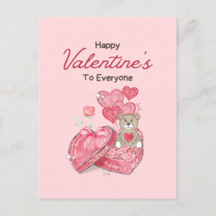 Happy Valentine's Day 2023 -Love Images Trendy     Holiday Postcard