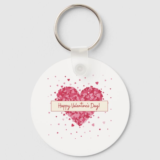 Happy Valentine's Day 2023 ,Love You My Sweetheart Key Ring (Front)