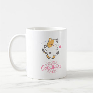 Happy Valentine's Day 2024 -Cats Lover Valentine Coffee Mug