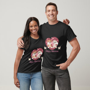 Happy Valentine's Day 2024 Funny Dogs Cute T-Shirt