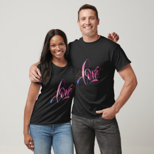 Happy Valentine's Day 2024 -Love Images Colourful T-Shirt