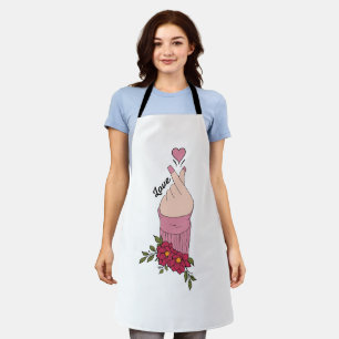 Happy Valentine's Day 2024 -Love Images Modern     Apron