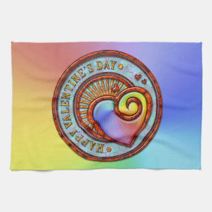 Happy Valentine's Day 2A Kitchen Towel