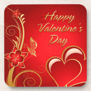 Happy Valentine's Day 3 Coaster