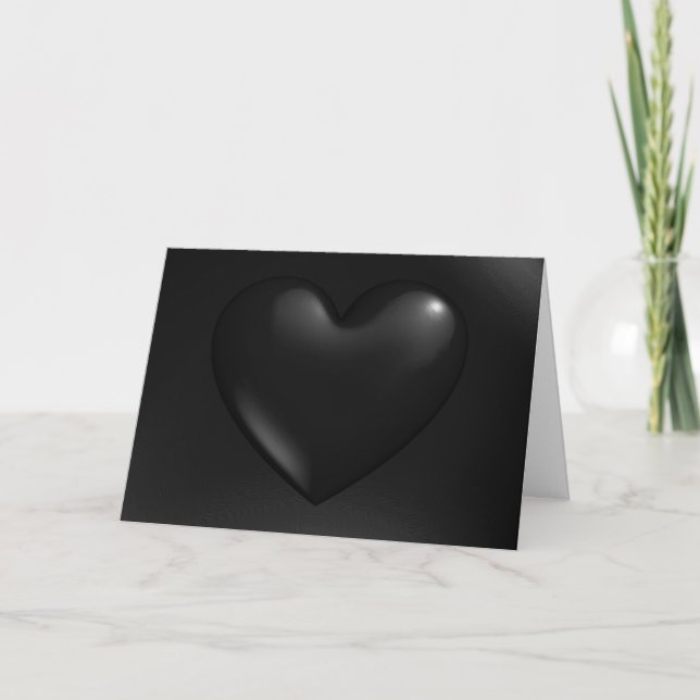 Happy Valentine's Day 3d Heart Holiday Card (Front)