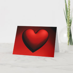Happy Valentine's Day 3d Heart Holiday Card