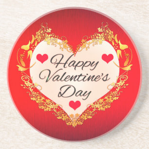 Happy Valentine's Day!-47949 Coaster