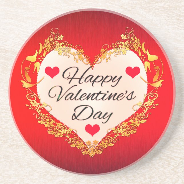 Happy Valentine's Day!-47949 Coaster (Front)