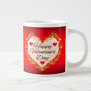 Happy Valentine's Day!-47949 Large Coffee Mug