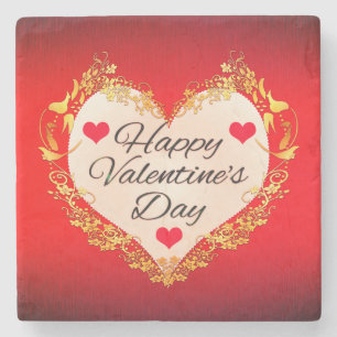 Happy Valentine's Day!-47949 Stone Coaster