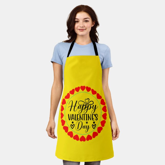 Happy Valentine's Day-53816 Apron (Worn)