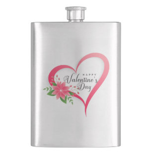 Happy Valentine's Day-53816 Coffee Mug Hip Flask
