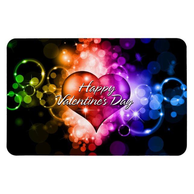 Happy Valentine's Day 5A Premium Magnet (Horizontal)