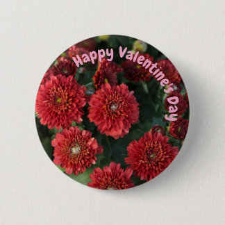 Happy Valentine's Day 6 Cm Round Badge