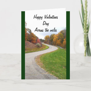 HAPPY VALENTINES DAY,ACROSS THE MILES HOLIDAY CARD