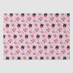 Happy Valentines Day American Pit Bull Terriers Tissue Paper
