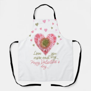 Happy valentine's day  apron