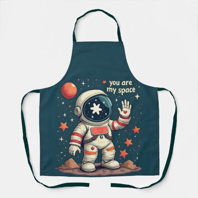 Happy Valentine's Day! Apron (Front)
