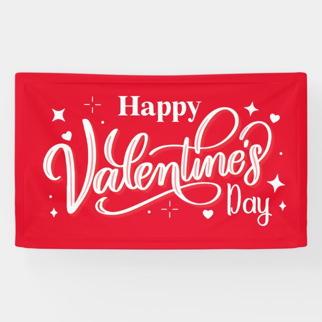 Happy Valentine's Day banner (Horizontal)