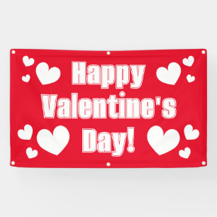 Happy Valentine's day banner for shop or business