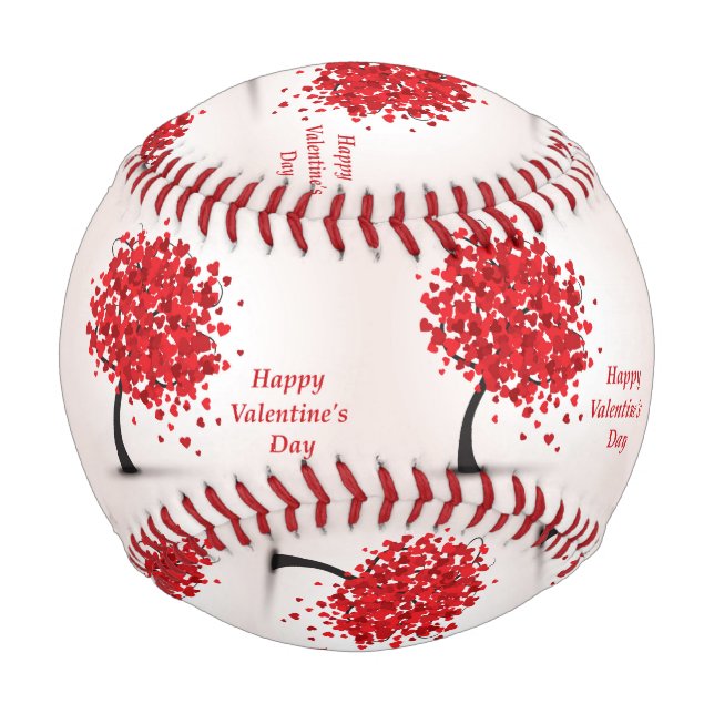 Happy Valentine's Day Baseball (Back)