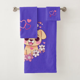Happy Valentine's Day! Bath Towel Set