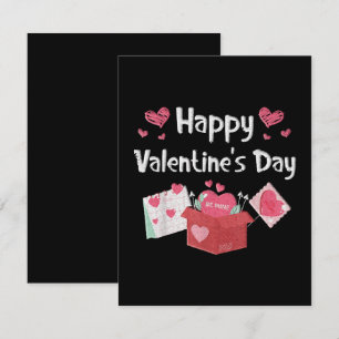 Happy Valentines Day Be Mine Cute Hearts Enclosure Card
