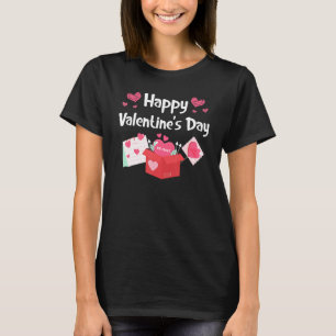 Happy Valentines Day Be Mine Cute Hearts V Day Paj T-Shirt