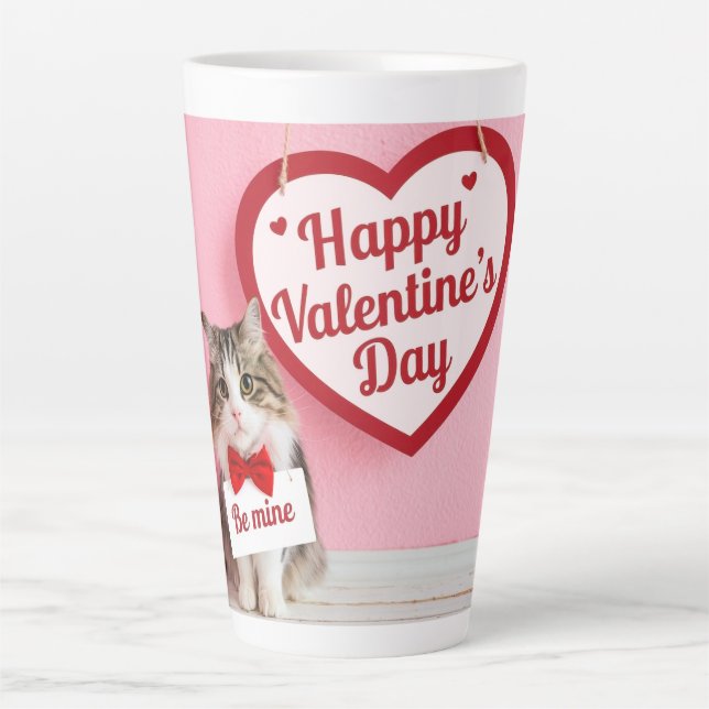 Happy Valentine's Day - Be mine Latte Mug (Front)