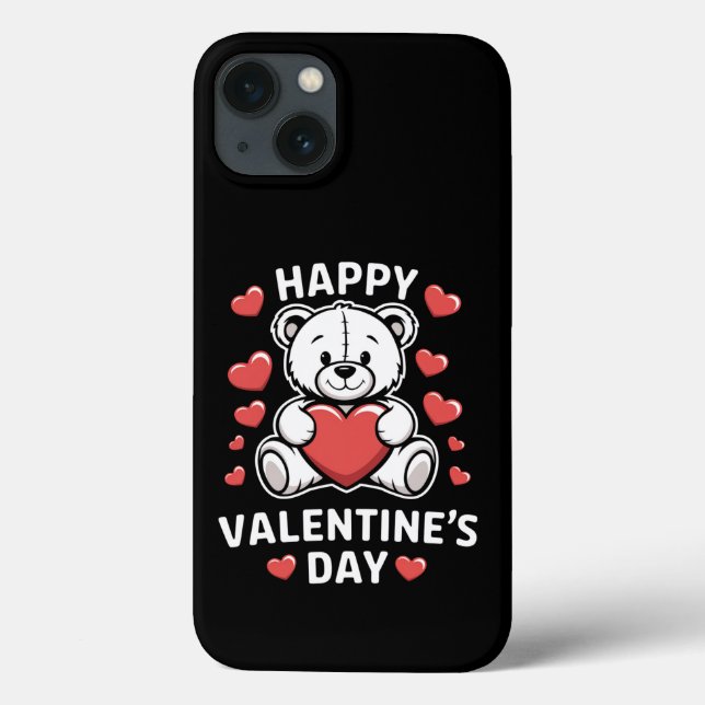 Happy Valentine's Day Bear vday  Case-Mate iPhone Case (Back)